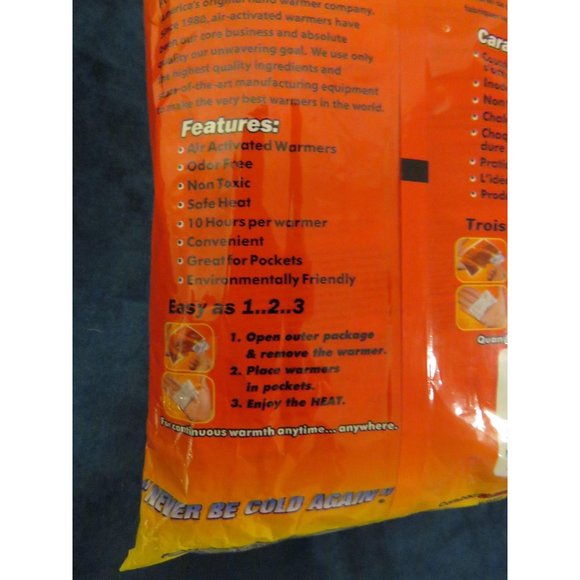 Heat Factory Hand Warmers NEW Pack of 24 Last 10 H - Picture 6 of 6